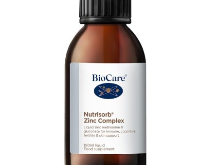 Biocare Nutrisorb Liquid Zinc Complex - 150ml Supply