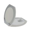 Fantasia Pocket Mirror White With 10x Magnification Fashion