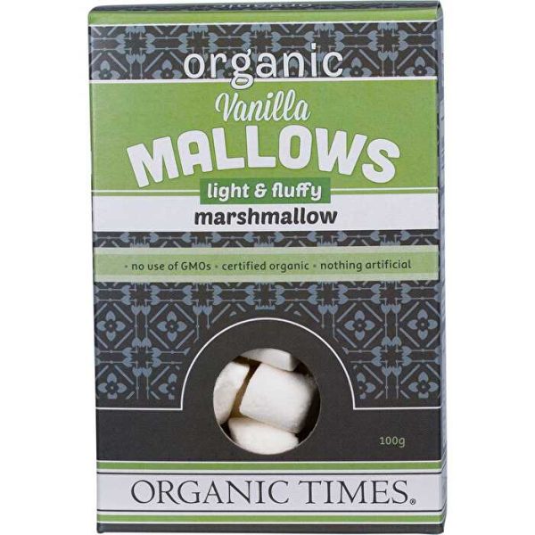 Organic Times Marshmallows Vanilla 100g Online Sale