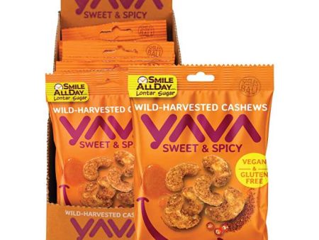 Yava Wild-Harvested Cashews Sweet & Spicy 10x35g For Discount