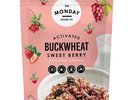 The Monday Food Co. Activated Buckwheat Granola Sweet Berry 500g Discount