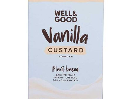 WELL & GOOD Plant Based Vanilla Custard Powder 250g Fashion