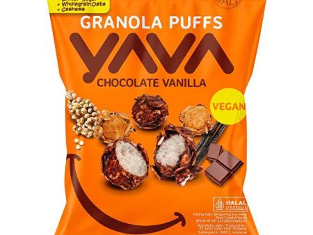 Yava Granola Puffs Chocolate Vanilla 35g Online Sale