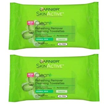 Garnier Normal Skin Refreshing Remover 1x Cleansing Towelettes 25 Sheets For Cheap