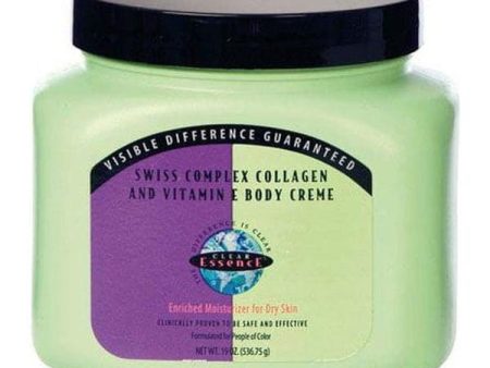 Clear Essence Swiss Complex Collagen and Vitamin E Body Cream 562ml For Cheap