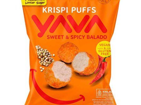 Yava Krispi Puffs Sweet & Spicy Balado 35g Fashion