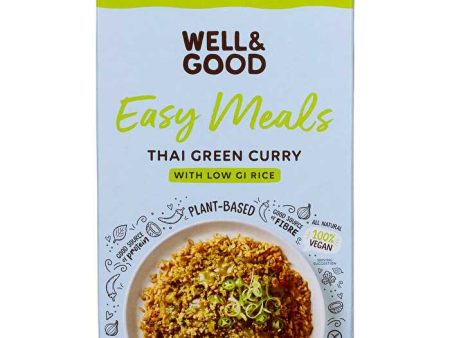 WELL & GOOD Thai Green Curry with Low GI Rice 120g For Discount