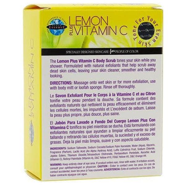 Clear Essence Lemon Plus Vitamin C Body Scrub Bar Soap 150g Supply