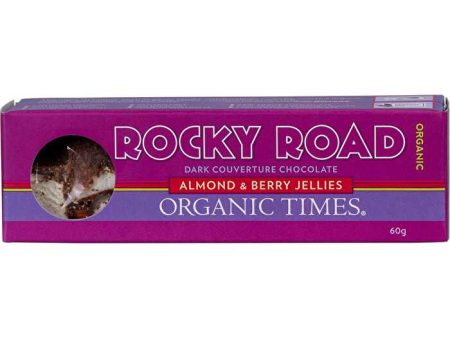 Organic Times Rocky Road Dark Chocolate 60g For Discount