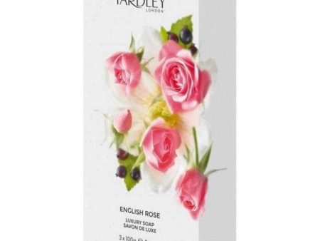 Yardley English Rose Luxury Soap 3 x 100g For Sale