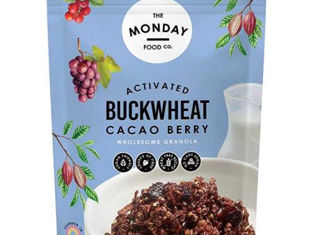 The Monday Food Co. Activated Buckwheat Granola Cacao Berry 500g Hot on Sale