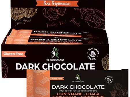 Dr Superfoods Dark Chocolate Bar Peak Performance 12x85g on Sale