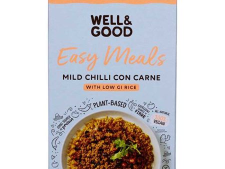 WELL & GOOD Mild Chilli Con Carne with Low GI Rice 120g Sale